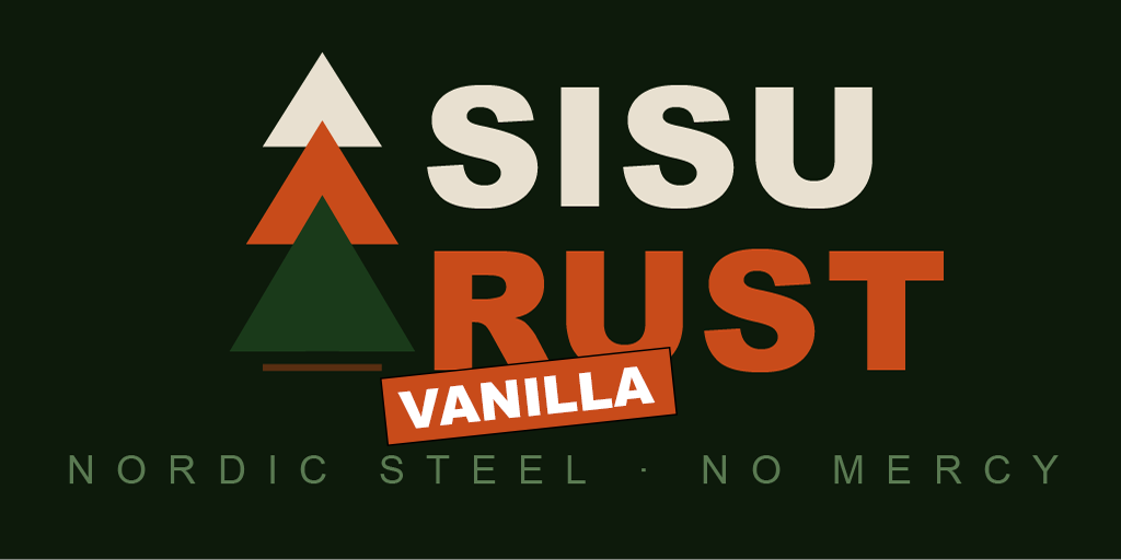 Баннер сервера SisuRust | Vanilla | EARTH APOCALYPSE | EU / FI